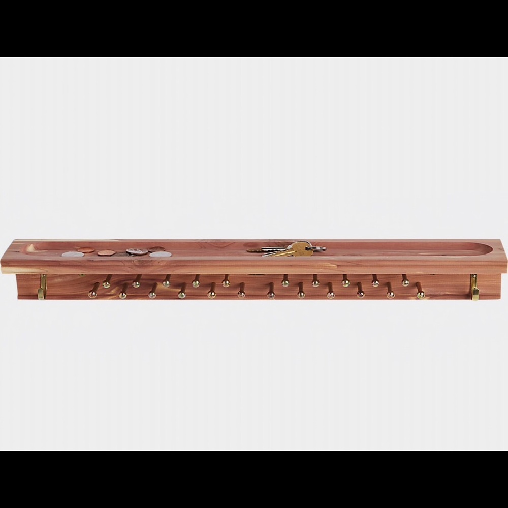 Red Cedar Tie and Belt Accessory Rack